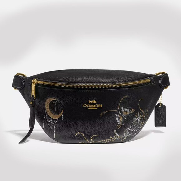 Coach Handbags - Coach NWT Belt Bag With Chelsea Animation Fanny Pack Moth Butterfly Champlain